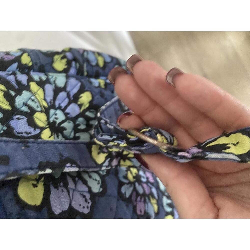 Vera Bradley - Floral Pattern Quilted Women's Mini Backpack - Picture 7 of 8
